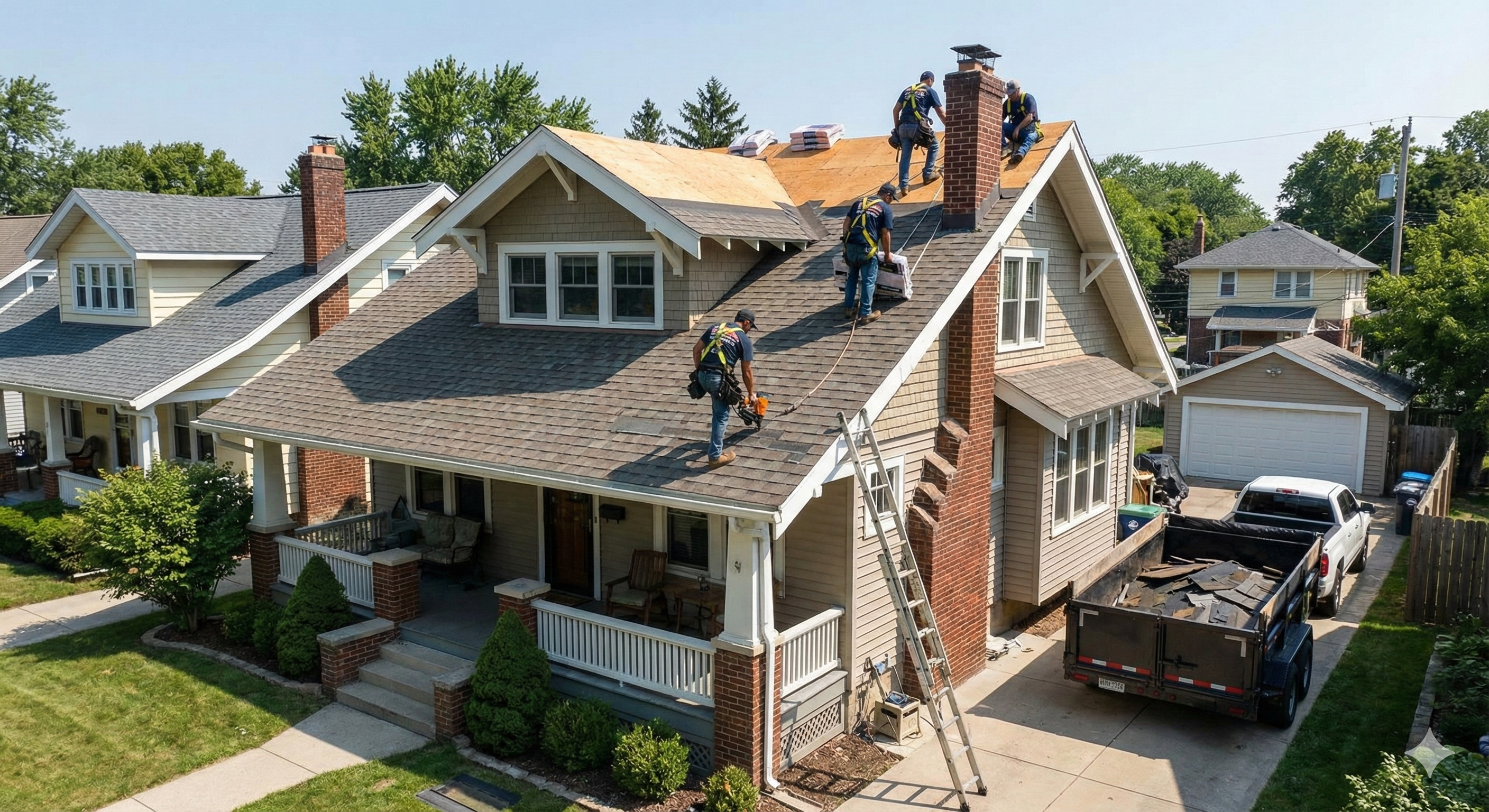 skilled residential roof installation by United Frontier Roofing